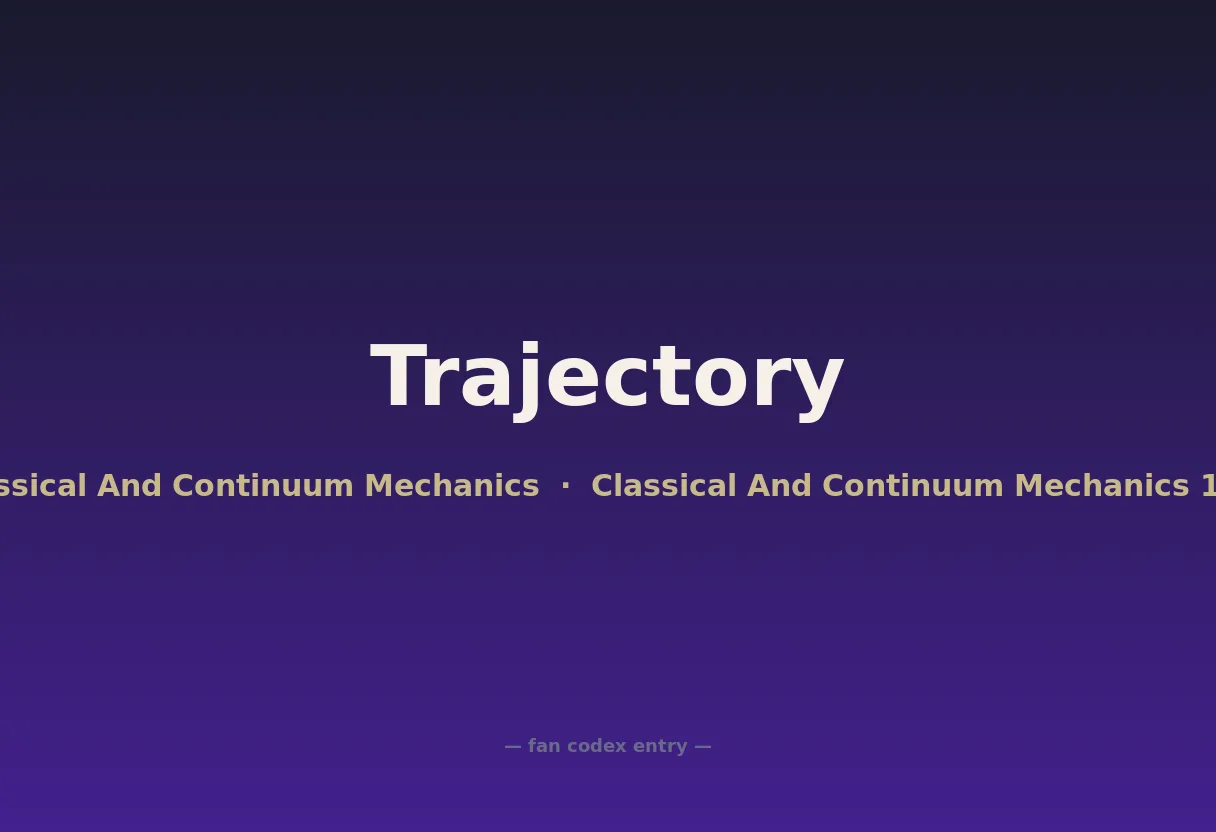 Trajectory