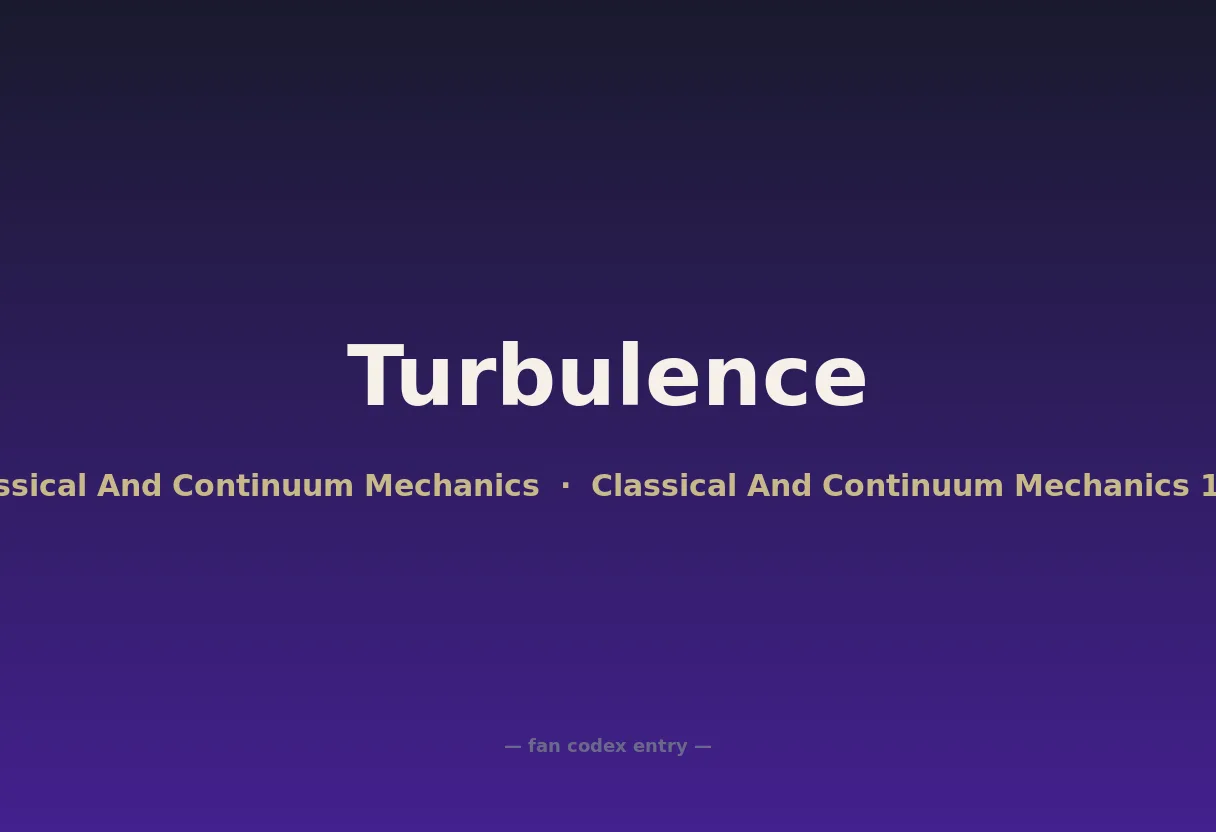 Turbulence